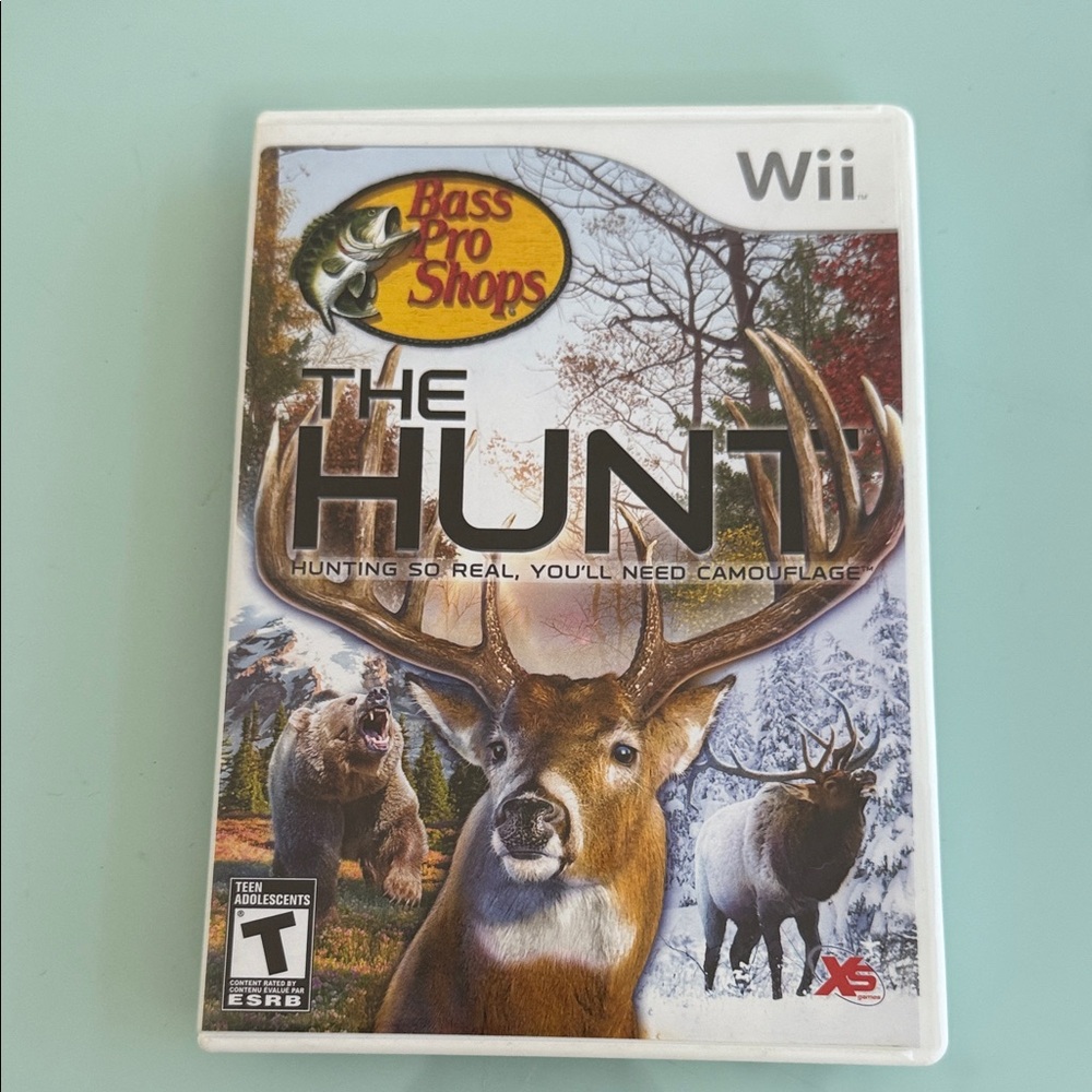 Nintendo Bass Pro Shops The Hunt Wii Game - Multicolor Cover no scratches